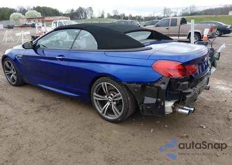2012 BMW M6 from USA, damaged, VIN WBSLZ9C58CC985691